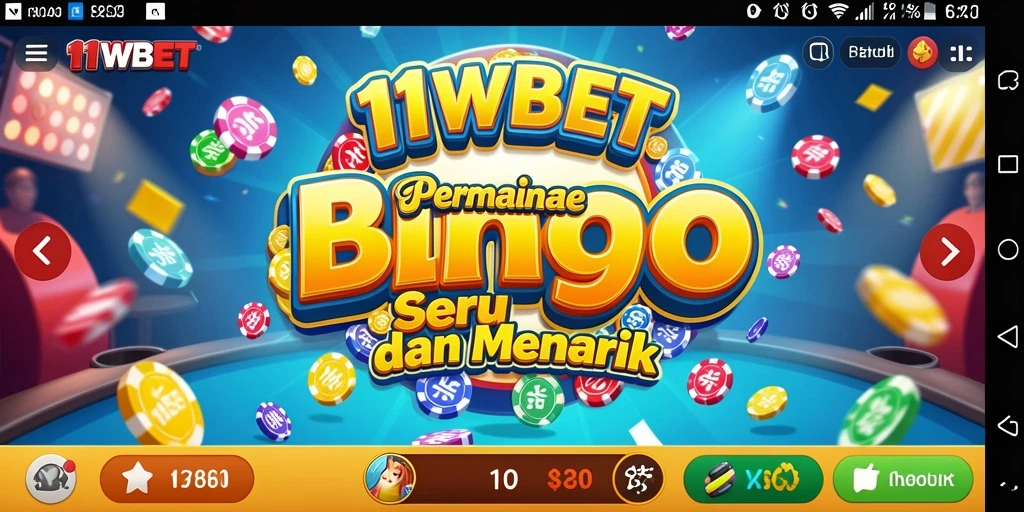 Gameplay seru dan interaktif di aplikasi Bingo 11WBET.