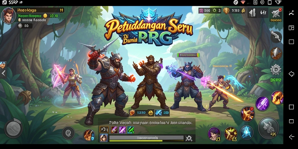 Tampilan gameplay RPG yang mengasyikkan dan interaktif.