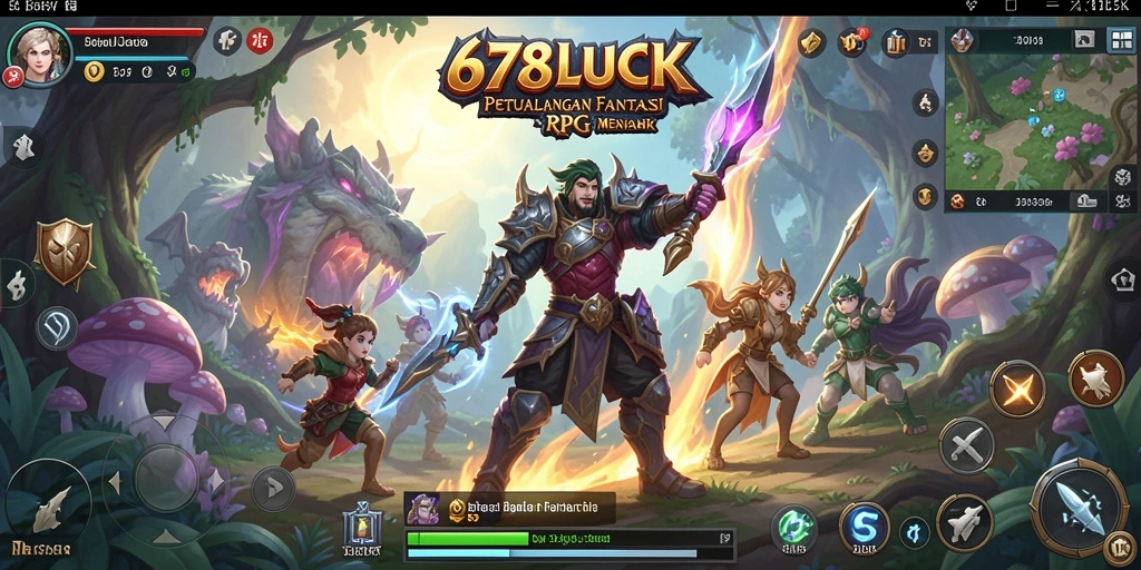 Tampilan gameplay RPG yang memikat dan penuh aksi.