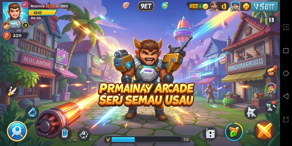 Menampilkan gameplay menantang dan seru dari 9ET.