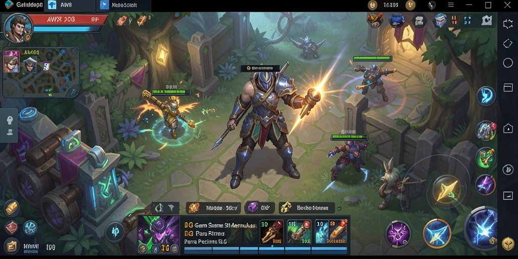 Tampilan gameplay AW8 yang penuh aksi strategi mendebarkan.