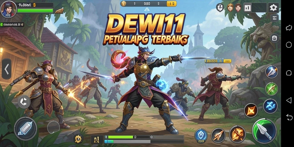 Screenshot gameplay DEWI11 menampilkan aksi seru dan grafis luar biasa.