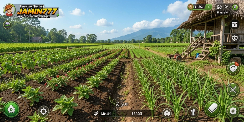 Gameplay menarik dalam JAMIN777, cocok untuk penggemar Farming.