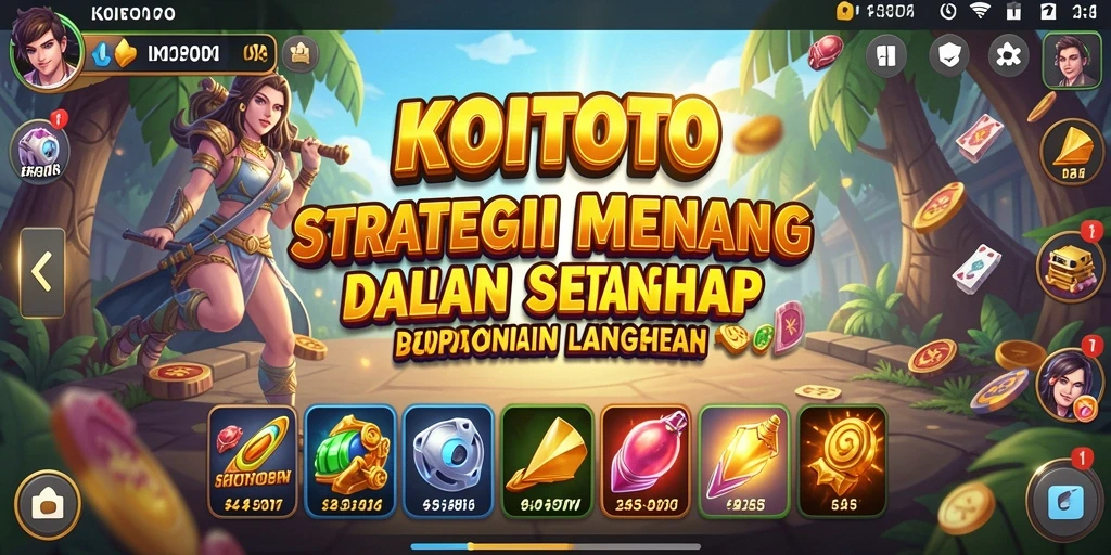 Tampilan gameplay KOITOTO yang mendebarkan dan penuh strategi.