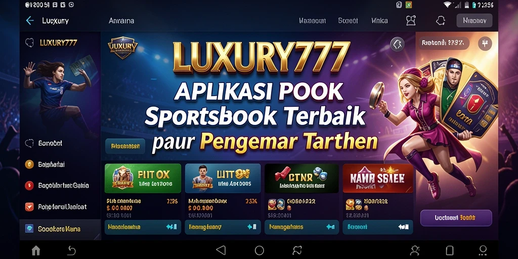 Tampilan screenshot utama LUXURY777 menunjukkan fitur live betting yang menarik.