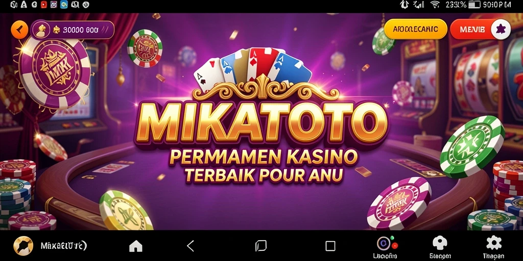 Tampilan aksi seru dari game Kasino MIKATOTO.