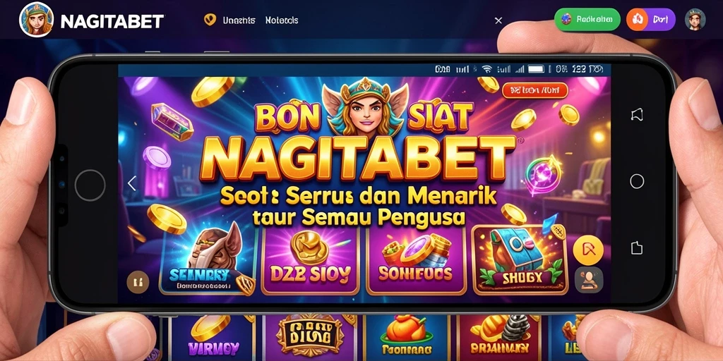 Tampilan menarik game Slot NAGITABET yang penuh warna.