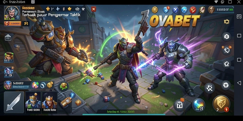 Tampilan menarik dari gameplay OVABET yang menantang strategi.