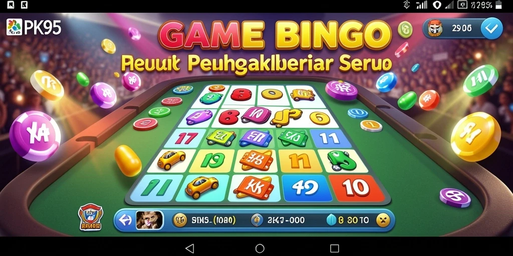 Tampilan gameplay seru dari aplikasi Bingo PK95.