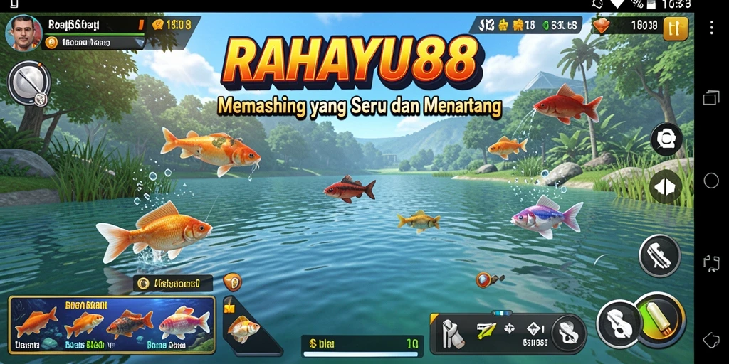 Tangkapan ikan yang besar dalam gameplay RAHAYU88.