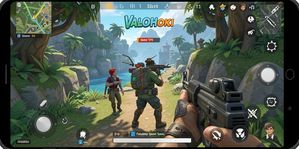Screenshot utama VALOHOKI menampilkan aksi mengasyikkan dalam TPS.