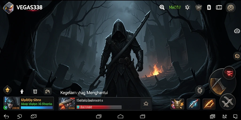 Tampilan gameplay VEGAS338 yang menegangkan dan menyeramkan.