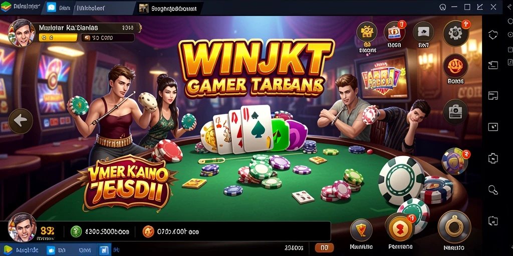 Tampilan gameplay seru WINJKT dengan berbagai pilihan permainan Kasino.